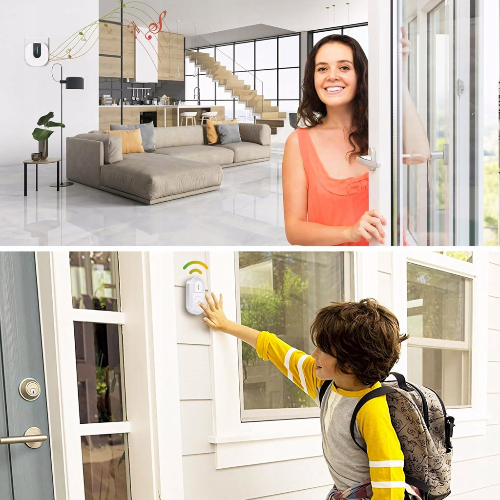 Dzwonek bezprzewodowy SURFOU 300m IP55 biały | REEVE