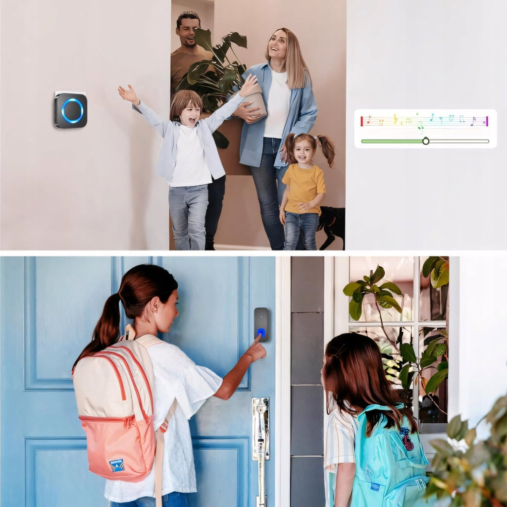 Dzwonek bezprzewodowy SURFOU 400m z 2 nadajnikami IP55 | REEVE