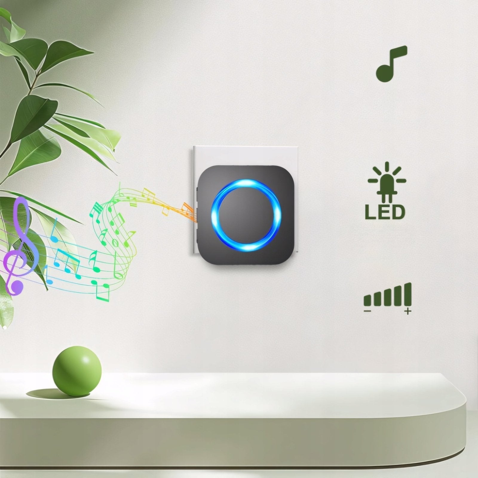 Dzwonek bezprzewodowy SURFOU 400m z 2 nadajnikami IP55 | REEVE