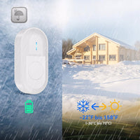 Dzwonek SURFOU 300m 2 odbiorniki IP55 biały | REEVE