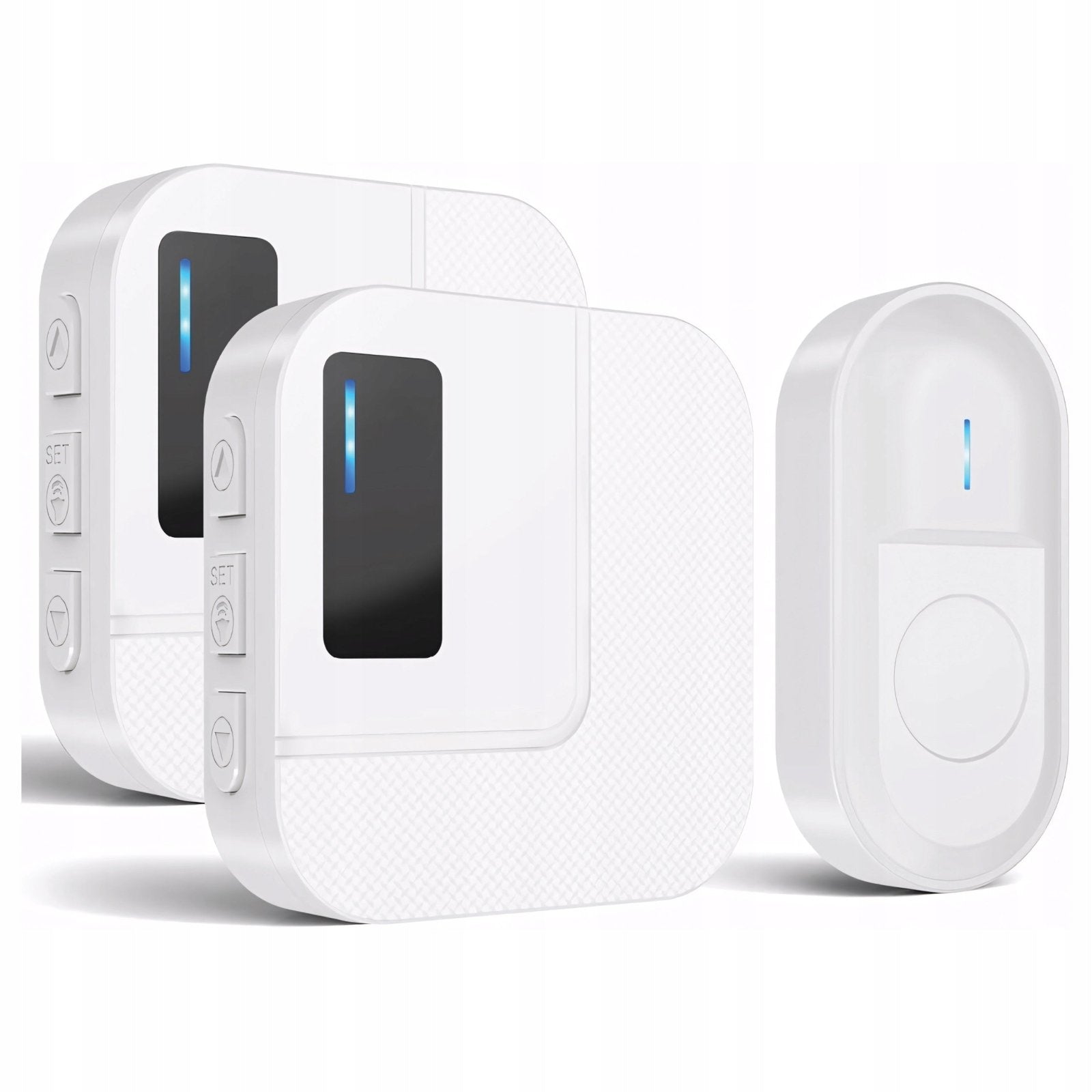 Dzwonek SURFOU 300m 2 odbiorniki IP55 biały | REEVE