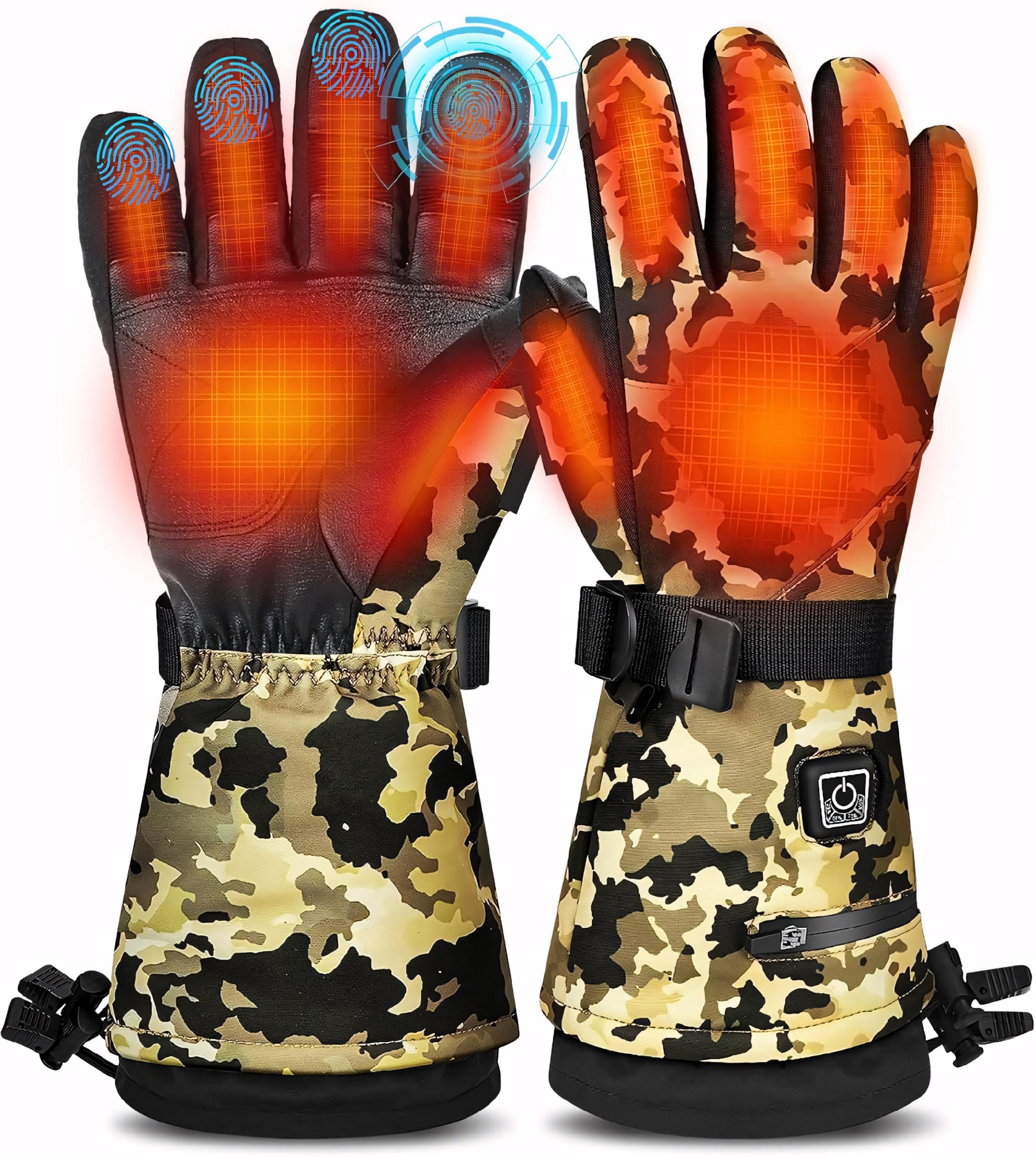 Rękawice ogrzewane elektrycznie 3000mAh rozmiar XL moro