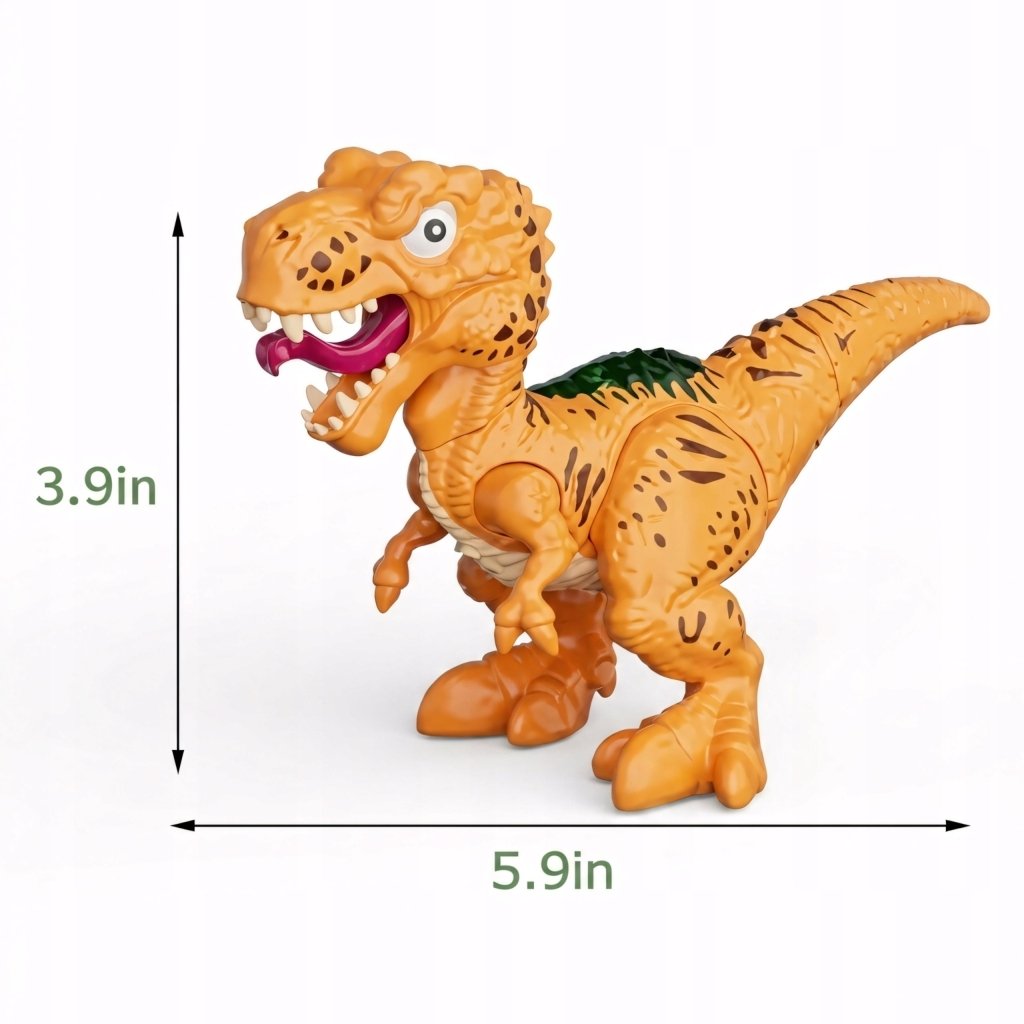 Figurki dinozaurów do składania, 4 sztuki, ruchome stawy | REEVE