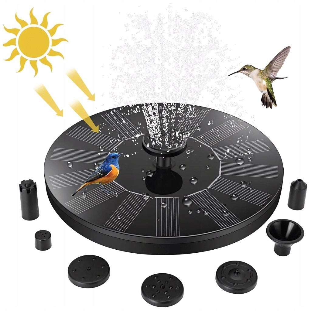 Fontanna solarna pływająca 16 cm – do stawu i oczka | REEVE