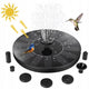 Fontanna solarna pływająca 16 cm, 7 dysz, panel 1,5 W