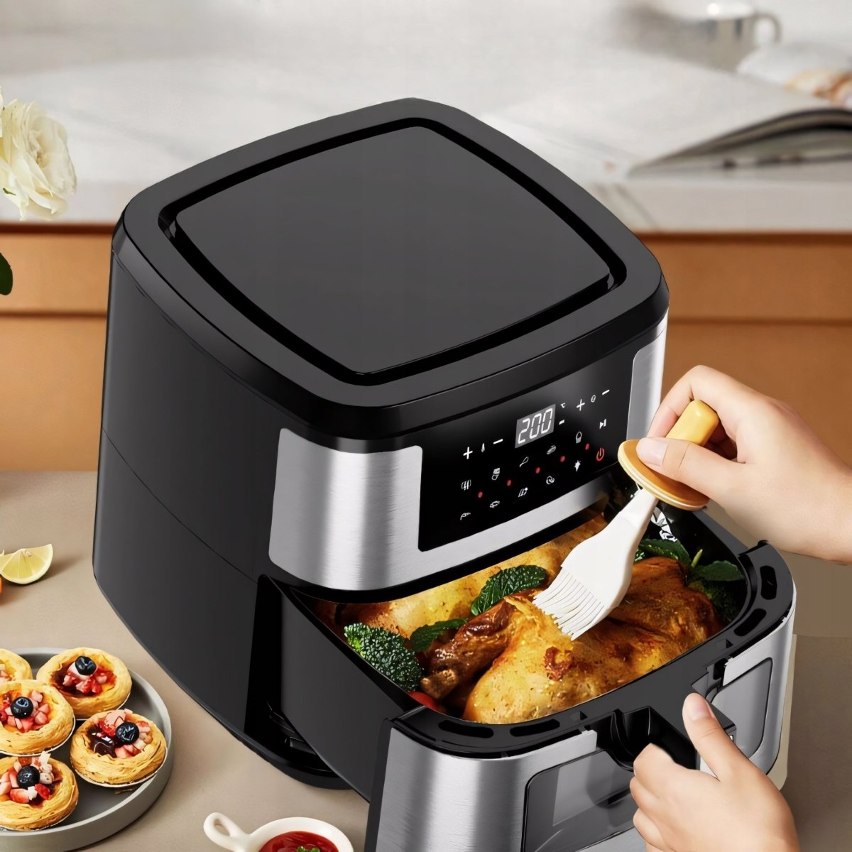 Frytkownica beztłuszczowa 9,7L Air Fryer 1600W | REEVE