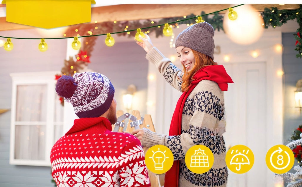 Girlanda solarna LED 7,5m 50 kul ciepłe światło | REEVE