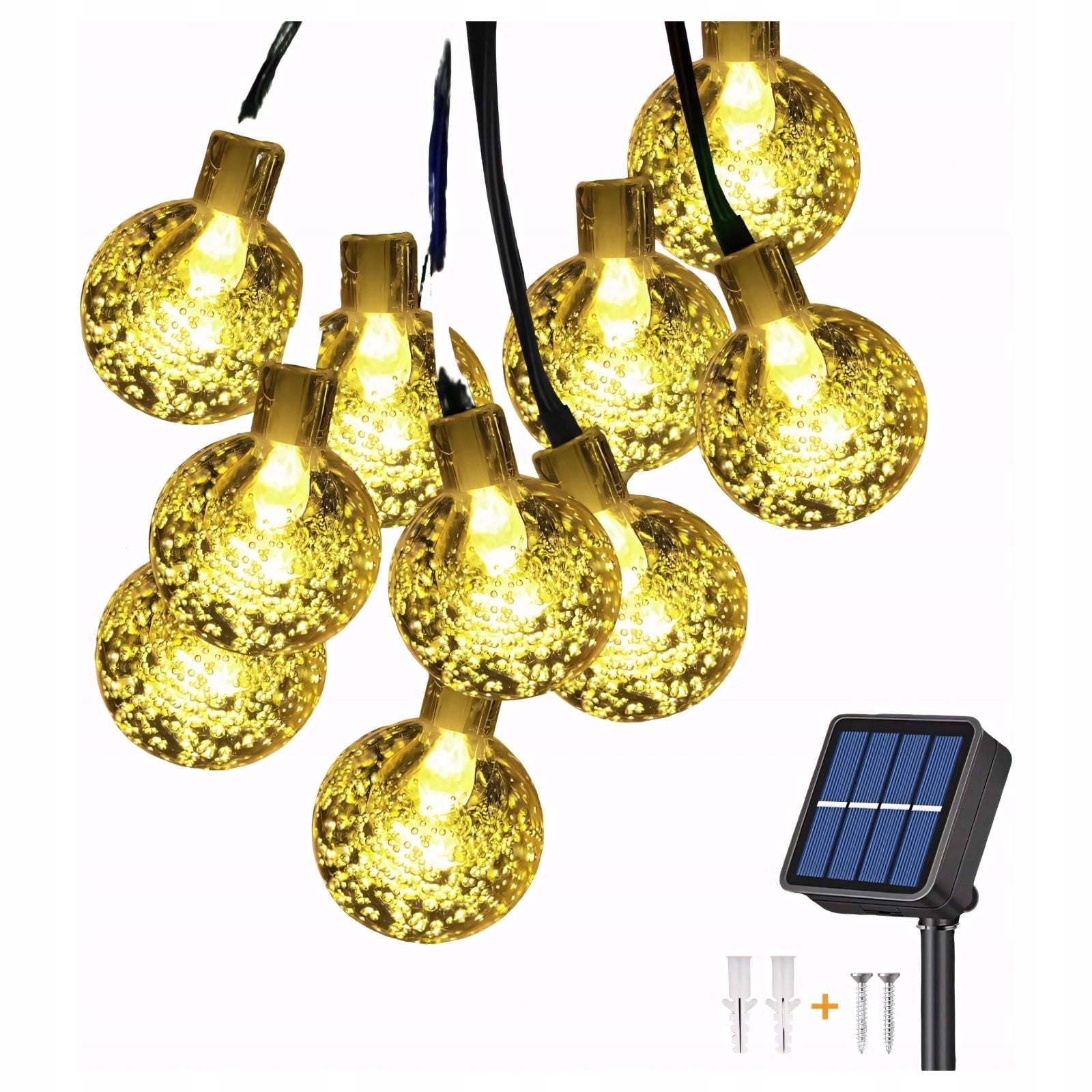 Girlanda solarna LED 7,5m 50 kul ciepłe światło | REEVE