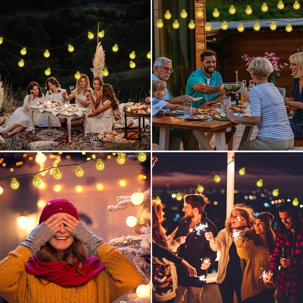 Girlanda solarna LED 7,5m 50 kul ciepłe światło | REEVE