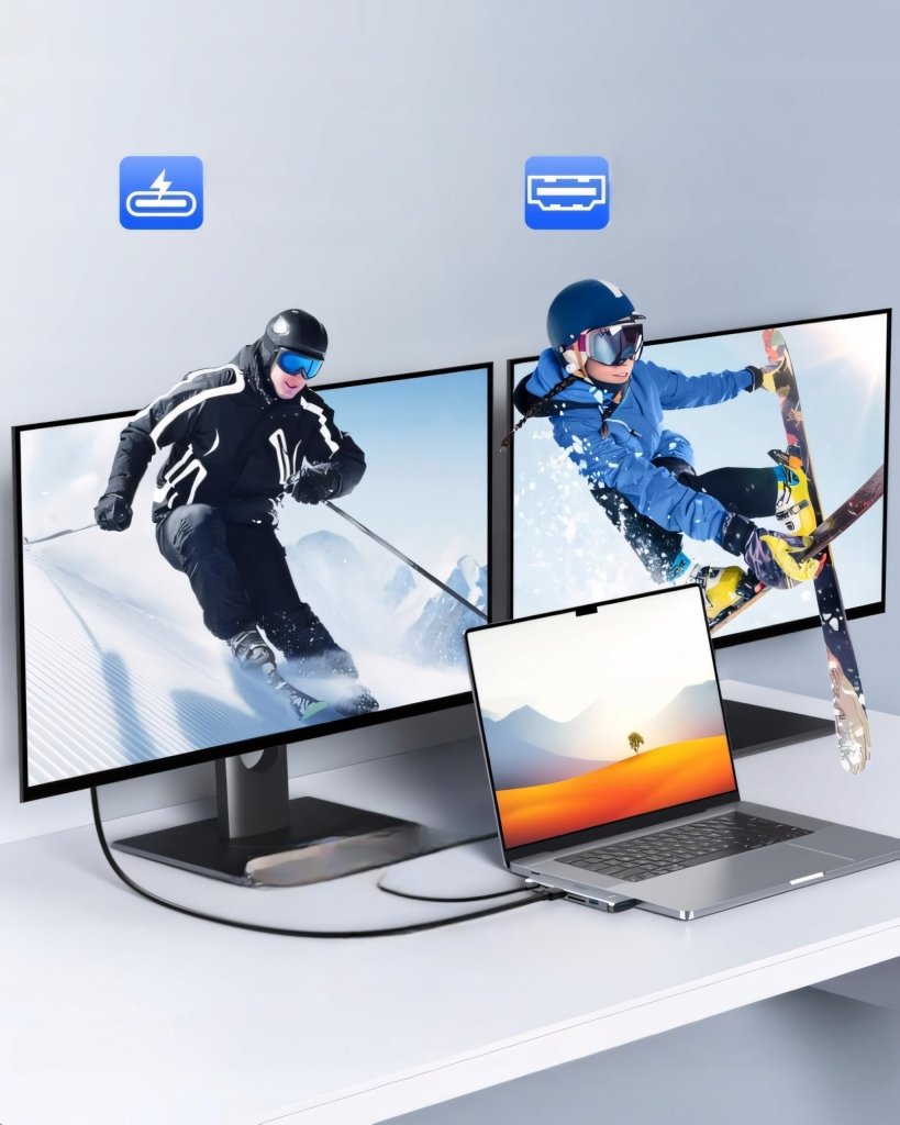 HUB USB - C 7w2 Selore do MacBook Pro/Air M1 M2 M3 | REEVE