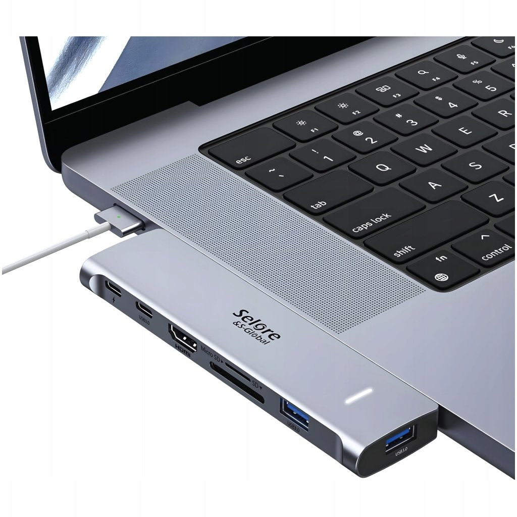 HUB USB - C 7w2 Selore do MacBook Pro/Air M1 M2 M3 | REEVE