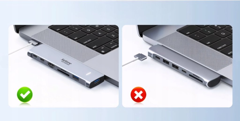 HUB USB - C 7w2 Selore do MacBook Pro/Air M1 M2 M3 | REEVE