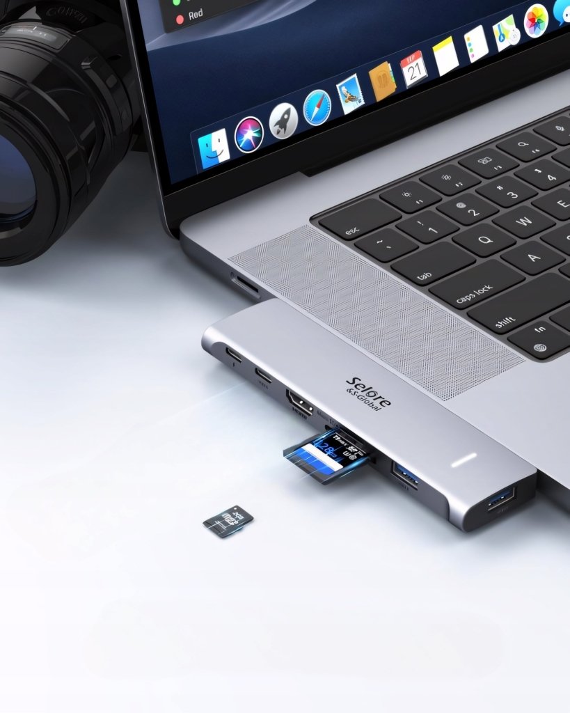 HUB USB - C 7w2 Selore do MacBook Pro/Air M1 M2 M3 | REEVE