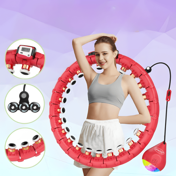 Hula Hop HuaMulan 120 cm z obciążeniem LED | REEVE