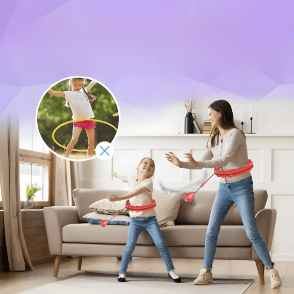 Hula Hop HuaMulan 120 cm z obciążeniem LED | REEVE