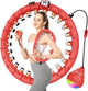 Hula hop z obciążeniem, licznikiem i kulą LED, 60–120 cm