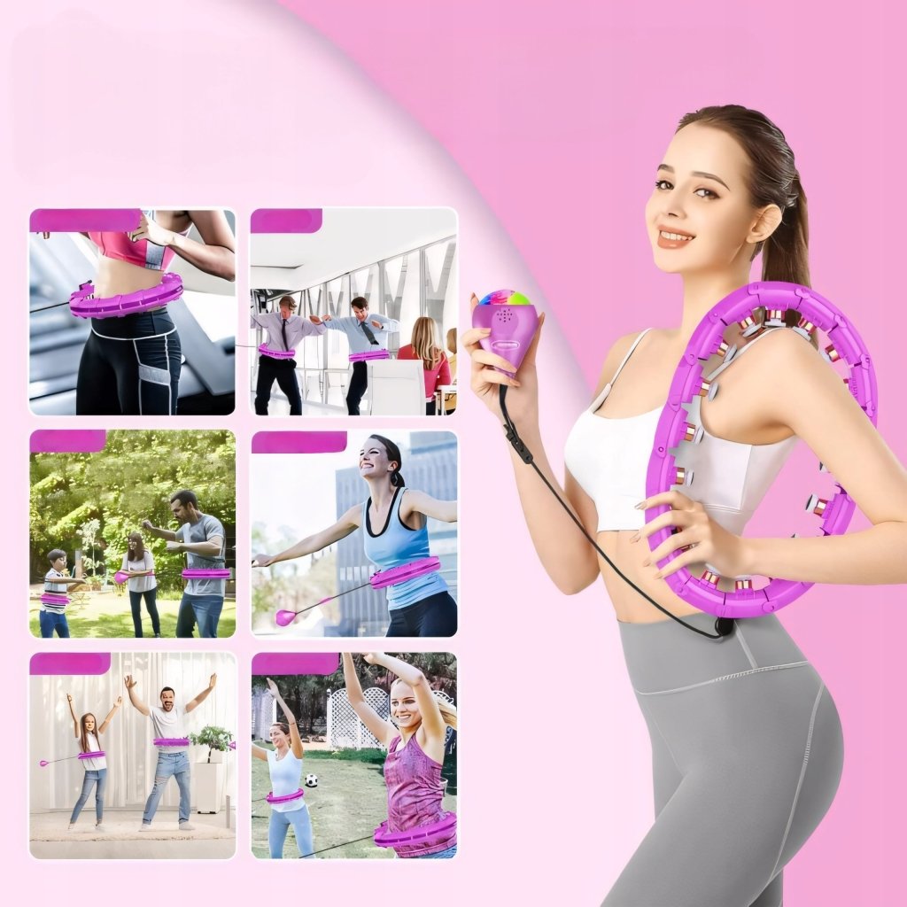 Hula Hop z obciążeniem odchudzające smart masażer licznik | REEVE