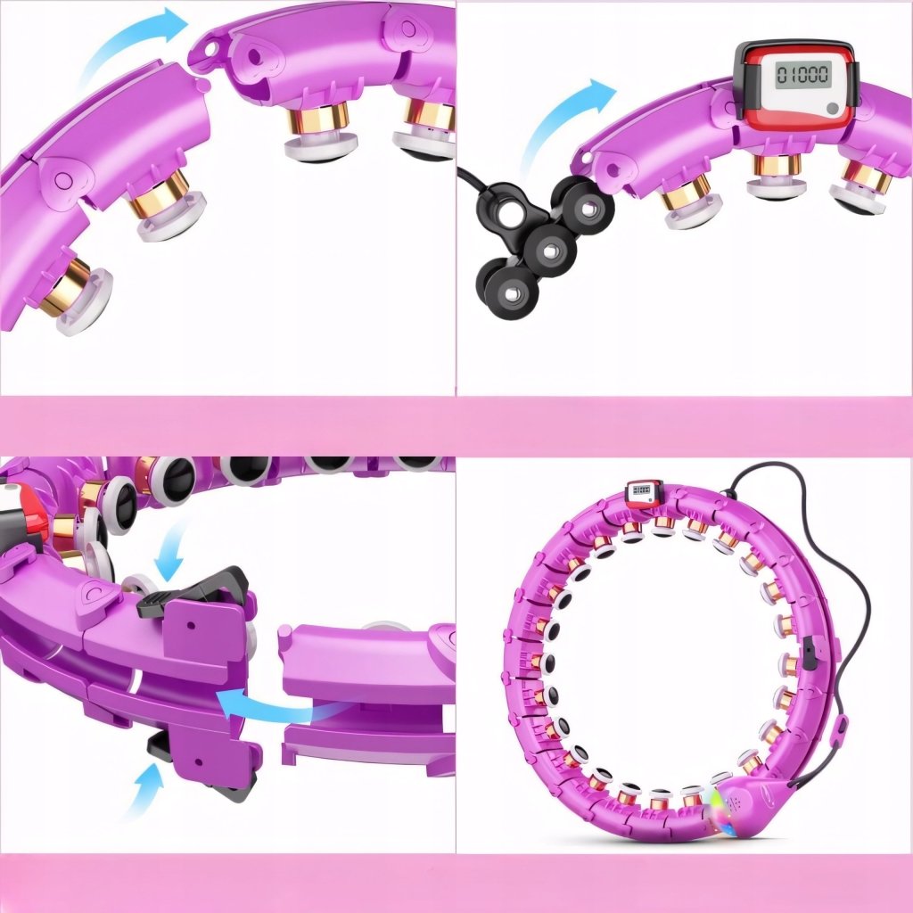 Hula Hop z obciążeniem odchudzające smart masażer licznik | REEVE