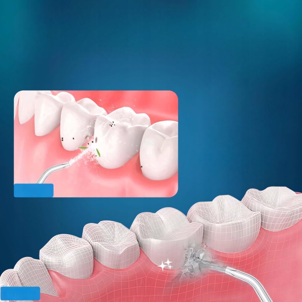 Irygator bezprzewodowy SURFOU 300ml 6 dysz IPX7 | REEVE