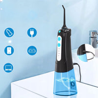 Irygator do zębów jamy ustnej bezprzewodowy 300ml 4 tryby DIY | REEVE