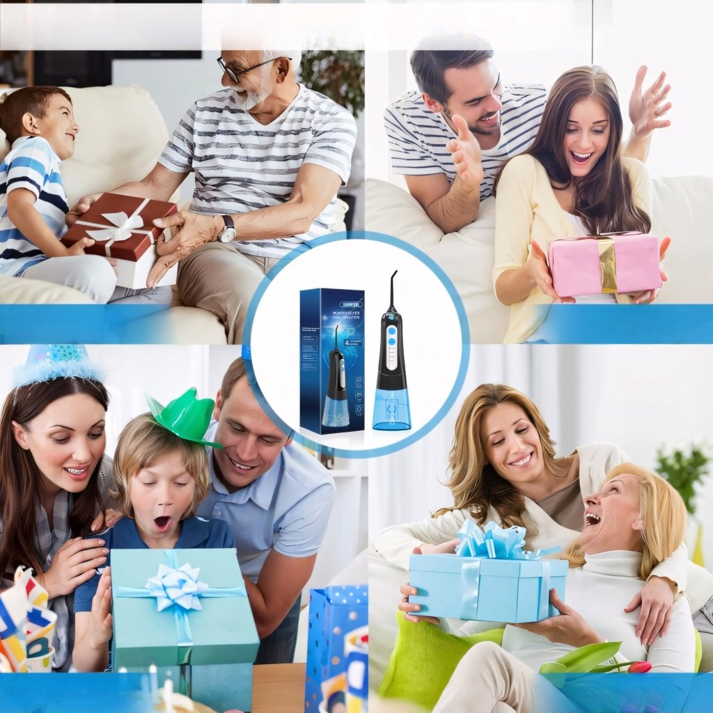 Irygator do zębów jamy ustnej bezprzewodowy 300ml 4 tryby DIY | REEVE