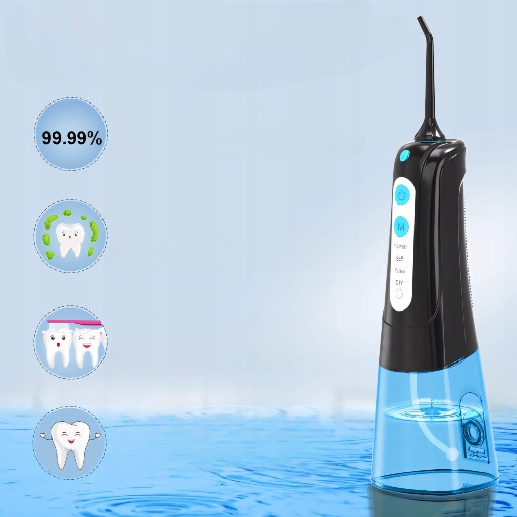 Irygator do zębów jamy ustnej bezprzewodowy 300ml 4 tryby DIY | REEVE