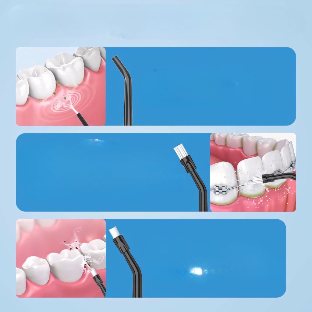 Irygator do zębów jamy ustnej bezprzewodowy 300ml 4 tryby DIY | REEVE