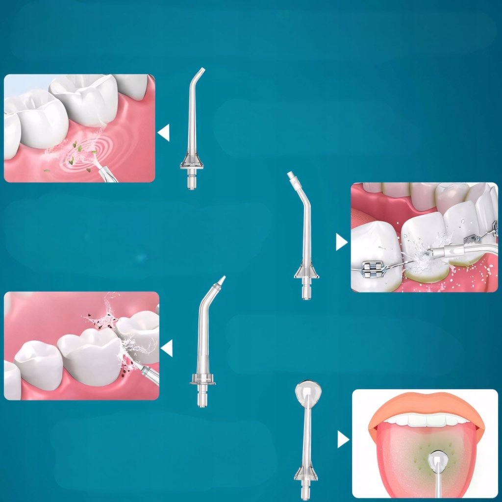 Irygator do zębów SURFOU 300ml bezprzewodowy | REEVE