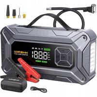 Jump starter 8000 A z kompresorem 160 PSI, 27000 mAh, USB - C | REEVE