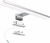 Kinkiet LED łazienkowy nad lustro 40 cm, 820 lm, IP44, chrom | REEVE