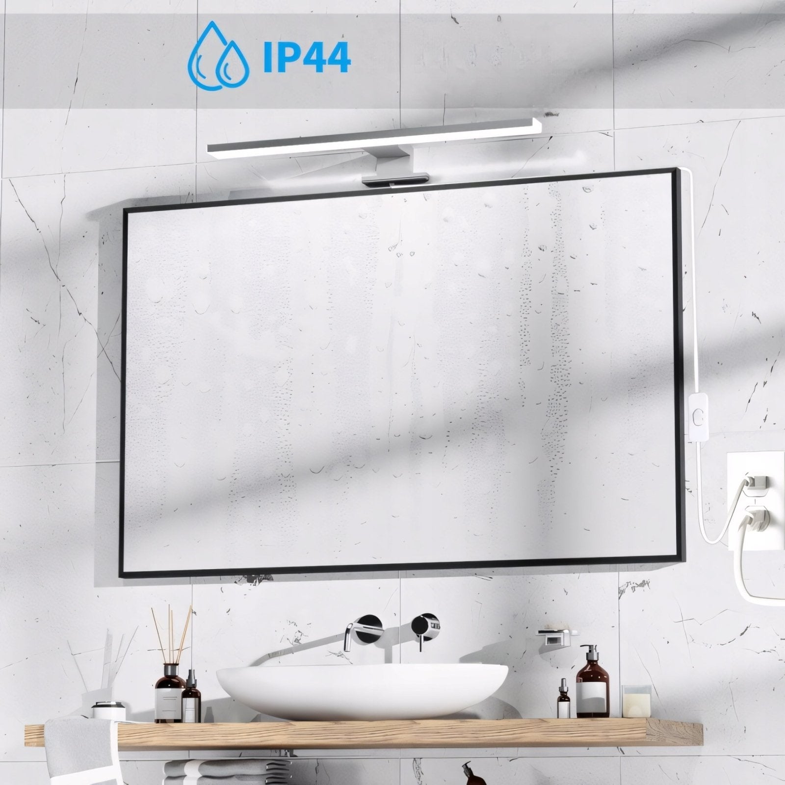 Kinkiet LED łazienkowy nad lustro 40cm IP44 4000K | REEVE