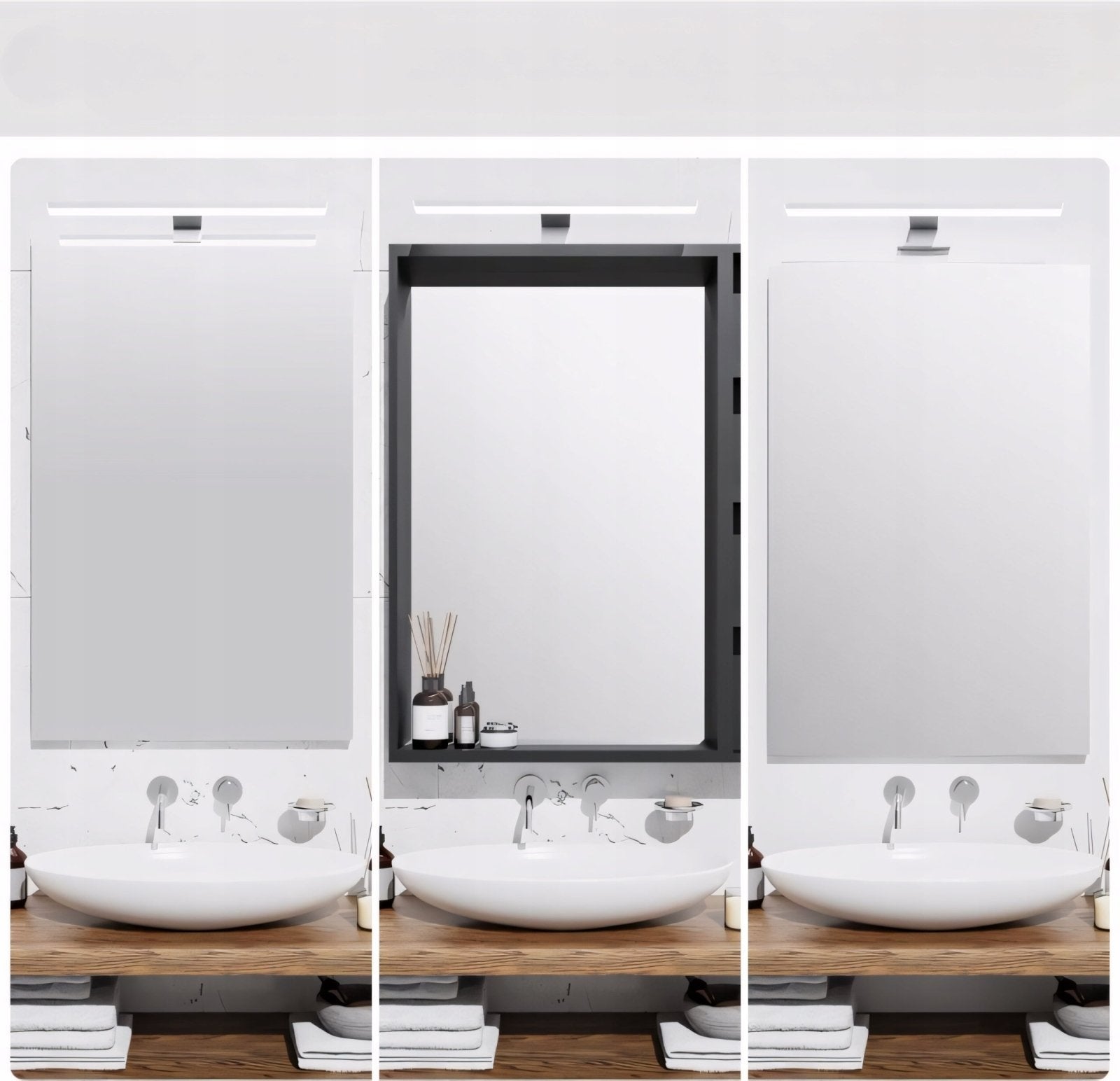 Kinkiet LED łazienkowy nad lustro 40cm IP44 4000K | REEVE