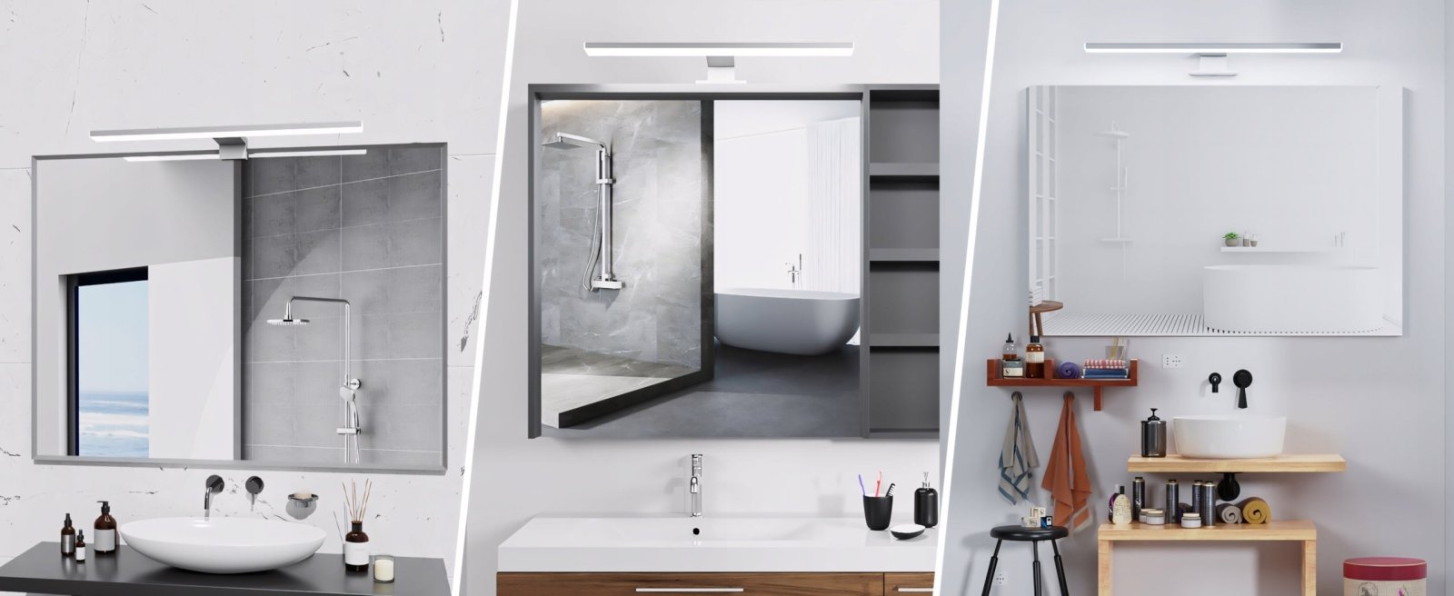 Kinkiet LED łazienkowy nad lustro 40cm IP44 | REEVE