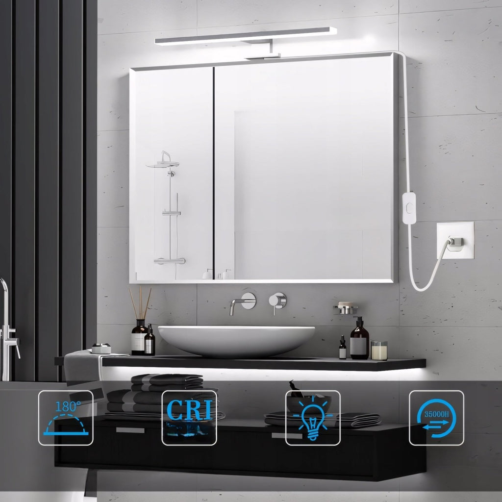 Kinkiet LED łazienkowy nad lustro 40cm IP44 | REEVE