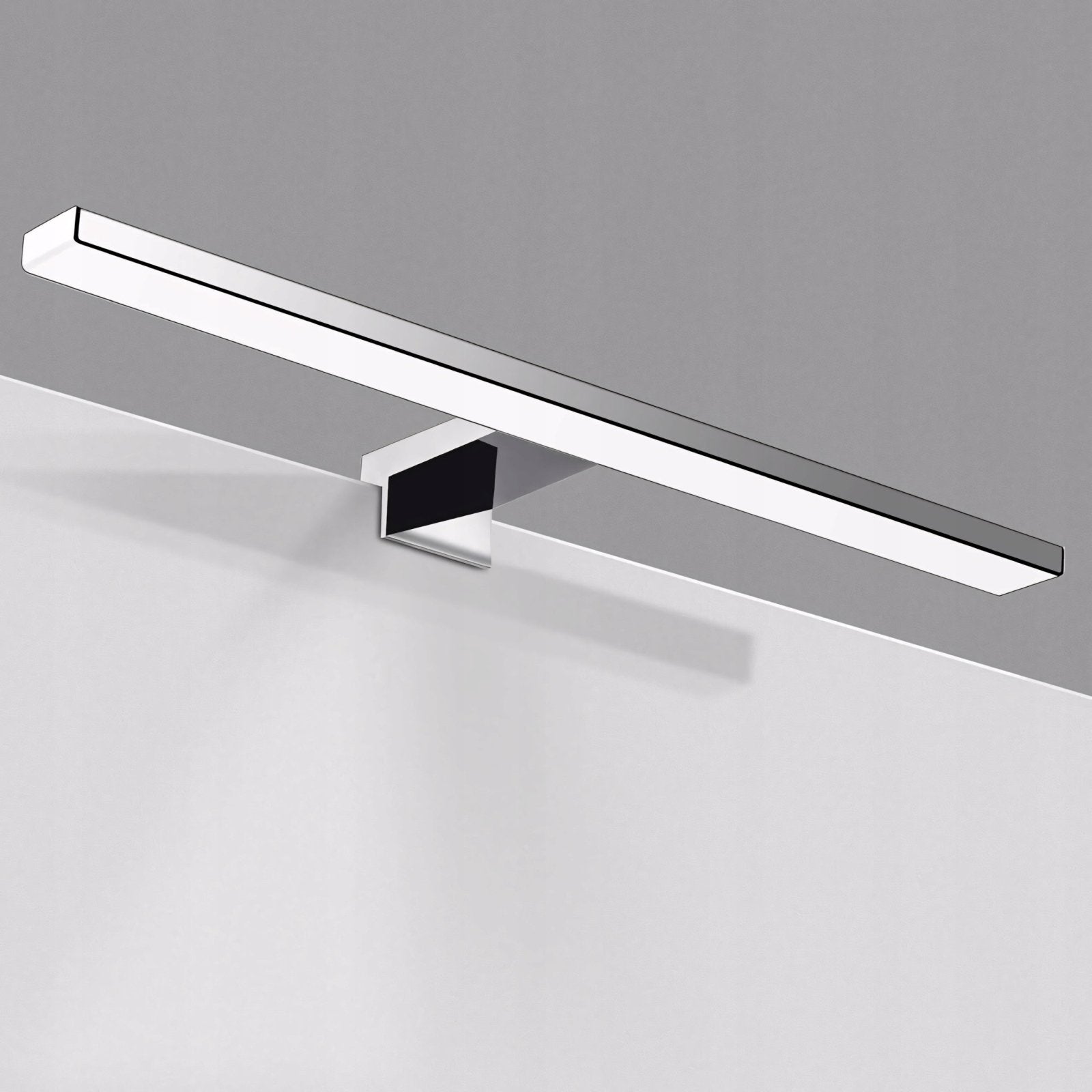 Kinkiet LED nad lustro 40cm IP44 srebrny zimne światło | REEVE