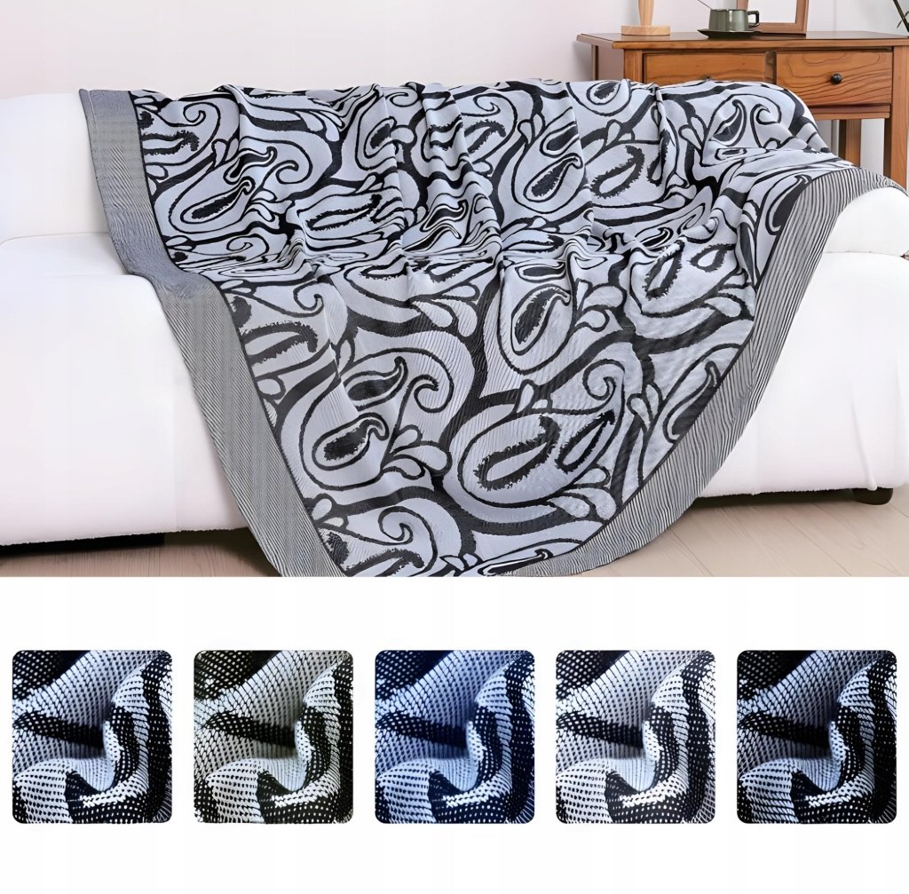 Koc narzuta 160x200 cm Jacquard jakość premium | REEVE