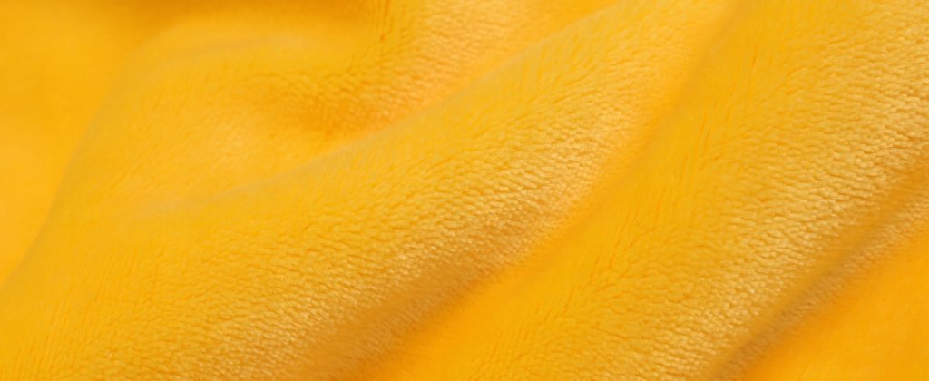 Koc sherpa KANKAEU 130x160 cm żółty | REEVE