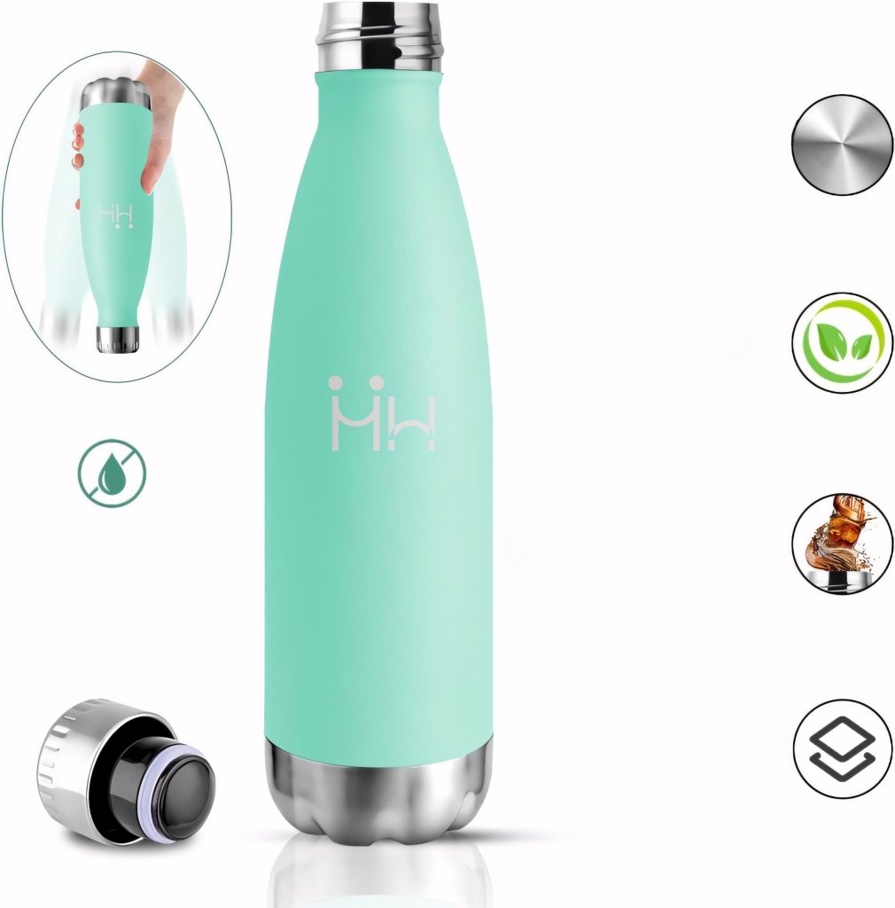 Kubek termiczny 500 ml – turkusowy, szczelny, BPA Free | REEVE