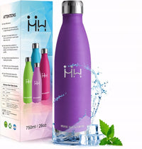 Kubek termiczny 750 ml ze stali 304, fioletowy matowy | REEVE