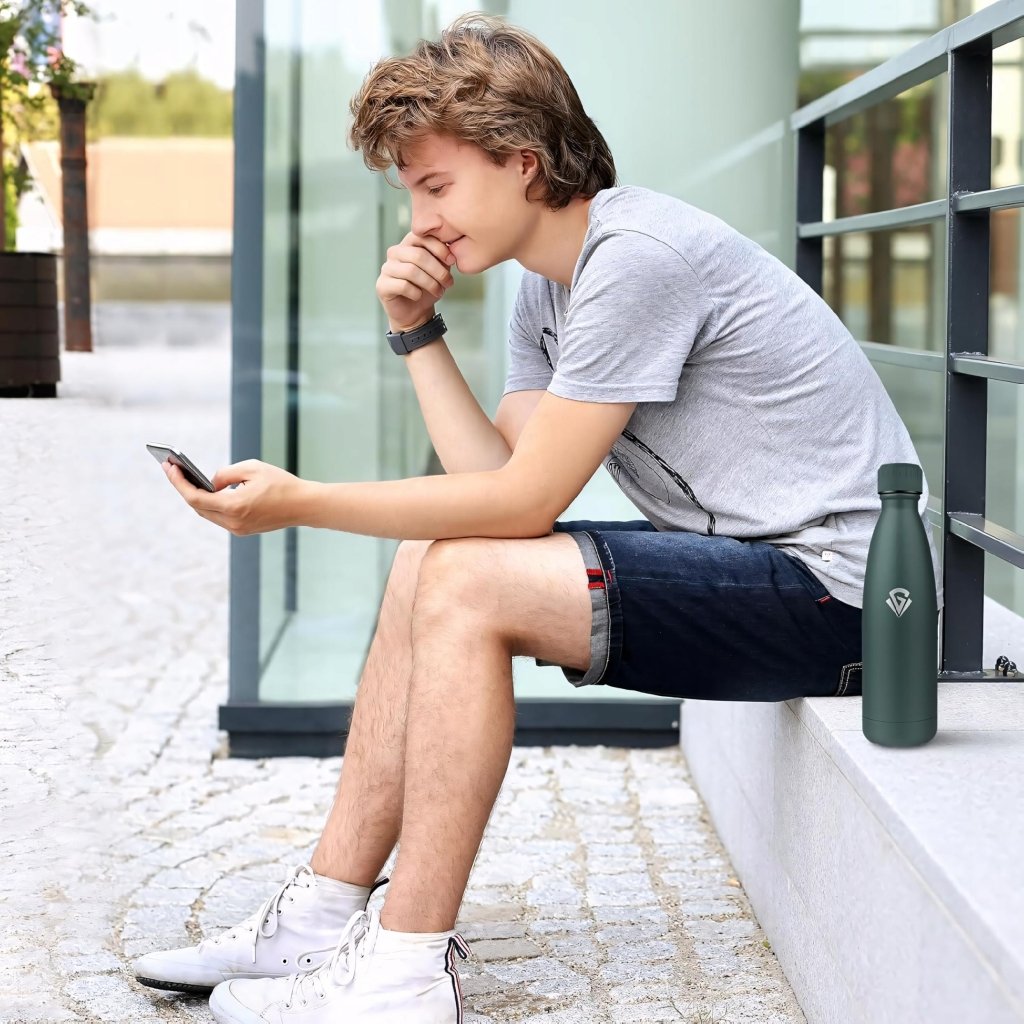 Kubek termiczny Grasta 500ml zielony | REEVE