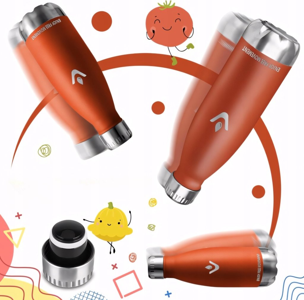 Kubek termiczny Grsta 350ml pomarańczowy | REEVE