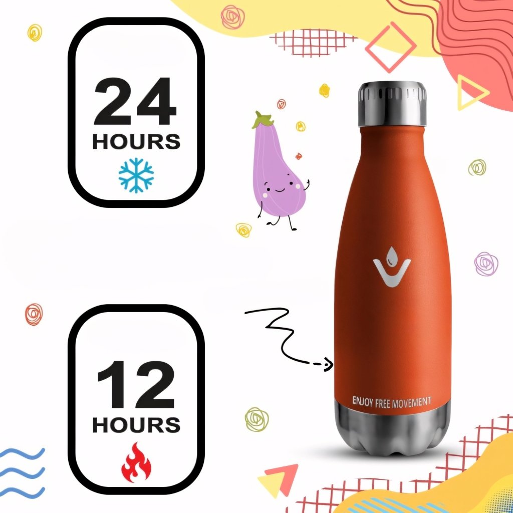 Kubek termiczny Grsta 350ml pomarańczowy | REEVE