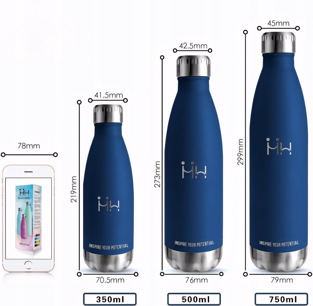 Kubek termiczny HoneyHolly 500ml niebieski | REEVE
