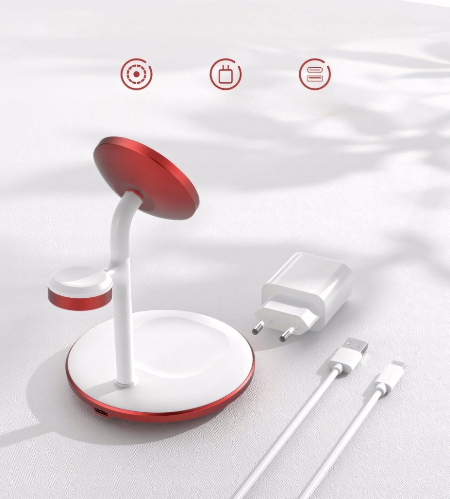 Ładowarka indukcyjna 3w1 MagSafe 15W fast charge | REEVE