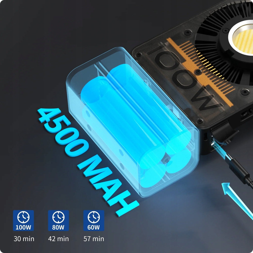 Lampa LED Zhiyun Cinepeer CX100 100W CRI96 bowens | REEVE