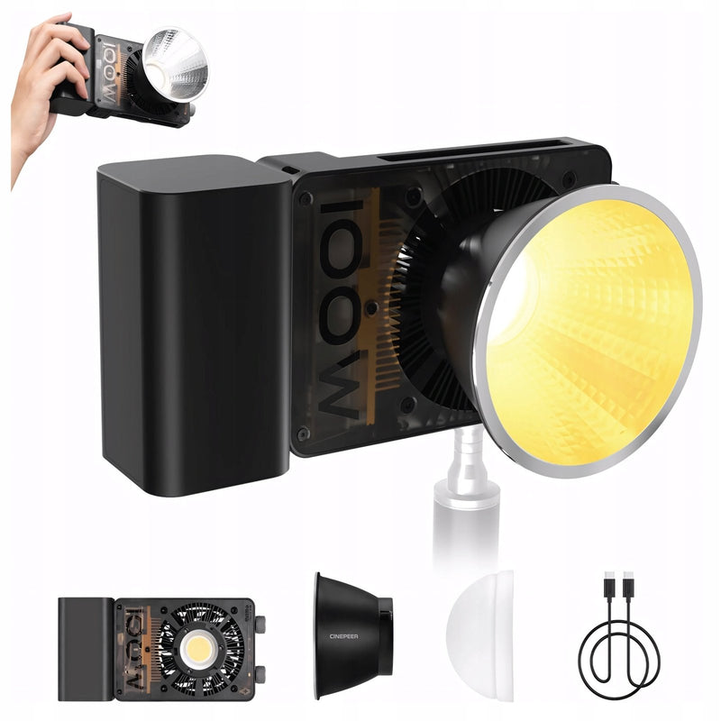 Lampa LED Zhiyun Cinepeer CX100 100W CRI96 bowens | REEVE