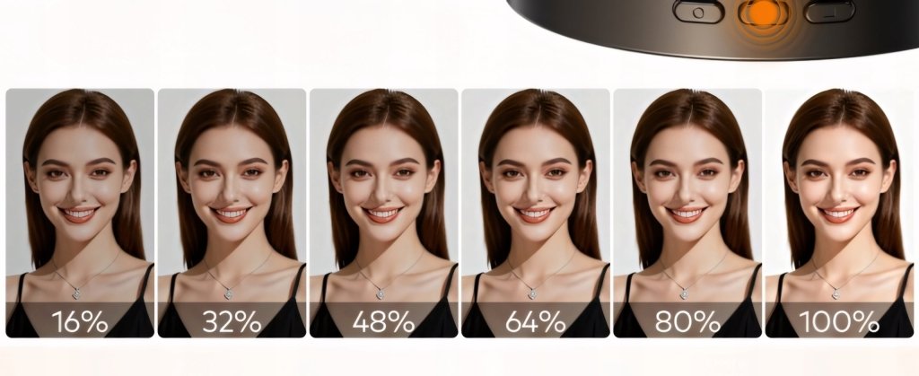 Lampa ring LED na telefon i laptop KNIOO akumulatorowa | REEVE