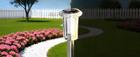 Lampa solarna LED wbijana, 6 sztuk, czujnik zmierzchu, akryl | REEVE