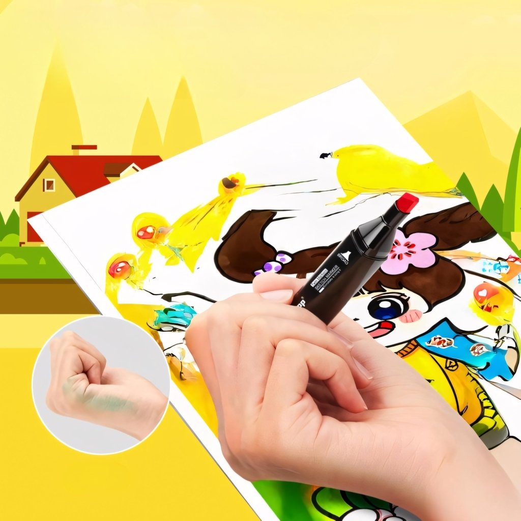 Markery alkoholowe 80szt dwustronne PROF etui | REEVE