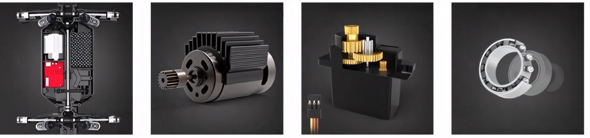 Monster Truck RC 4x4 36km/h pomarańczowy | REEVE